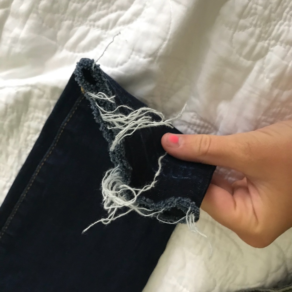 STS Blue jeans with frayed hem size 25